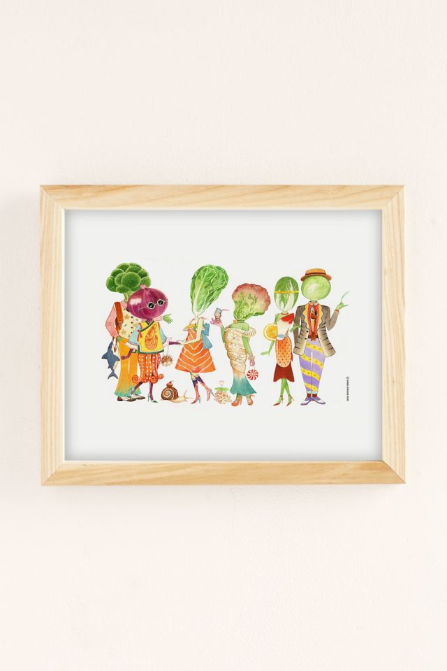 Vikki Zhang Seafood Party Art Print #1