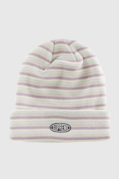 Supreme striped beanie deals