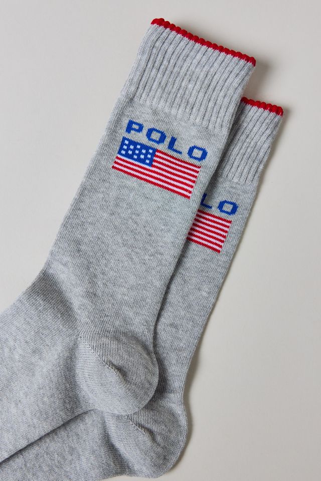 Polo Ralph Lauren Logo Flag Crew Sock #2