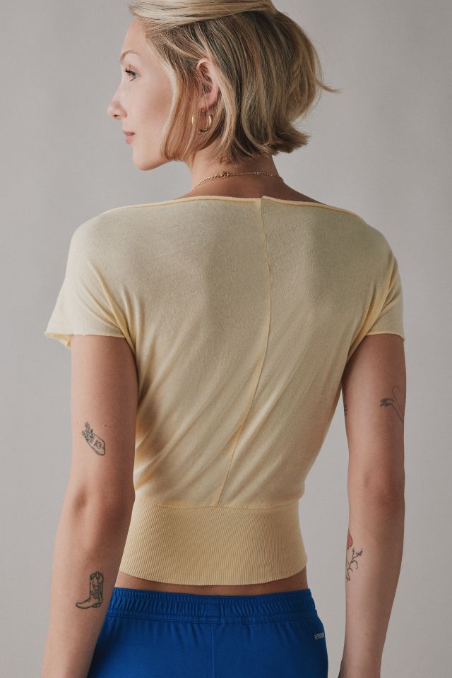 Out From Under Off-The-Shoulder Banded Hem Tee #3