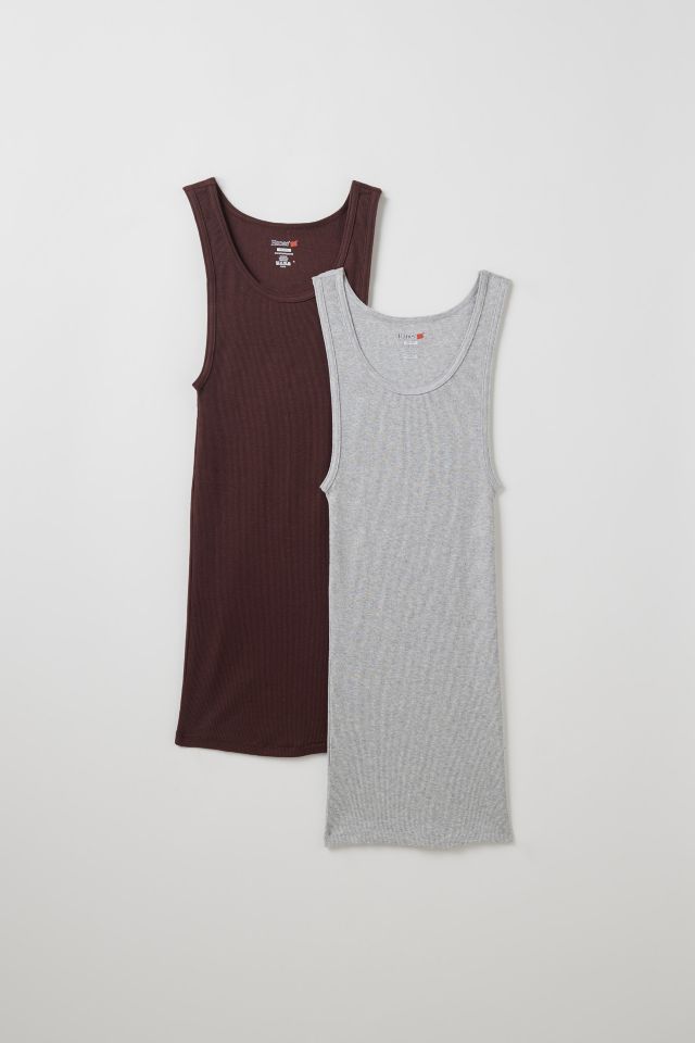 Hanes UO Exclusive Ribbed Tank Top 2-Pack