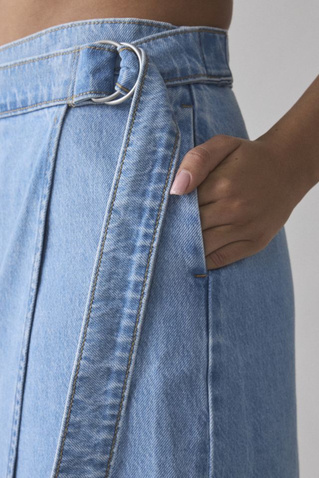 Levi's® Column Wrap Denim Midi Skirt #2
