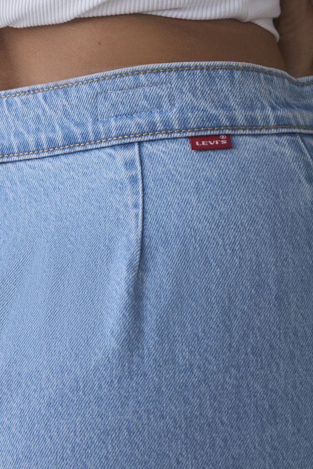 Levi's® Column Wrap Denim Midi Skirt #4