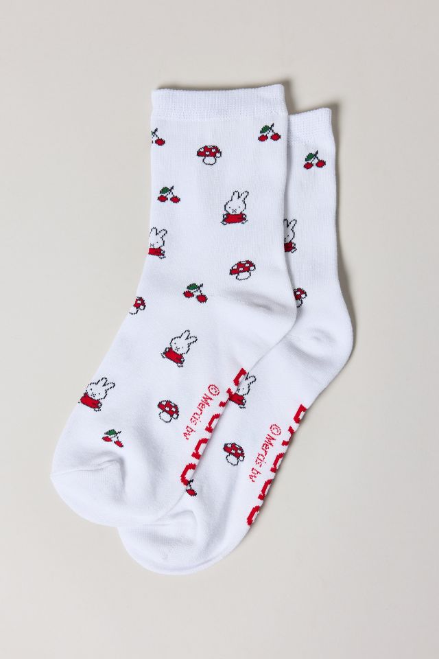 BAGGU & Miffy Mushroom Crew Sock #1