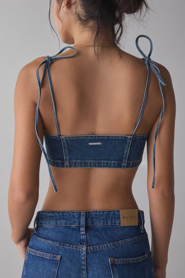 Abrand Devotion Denim Bralette #2