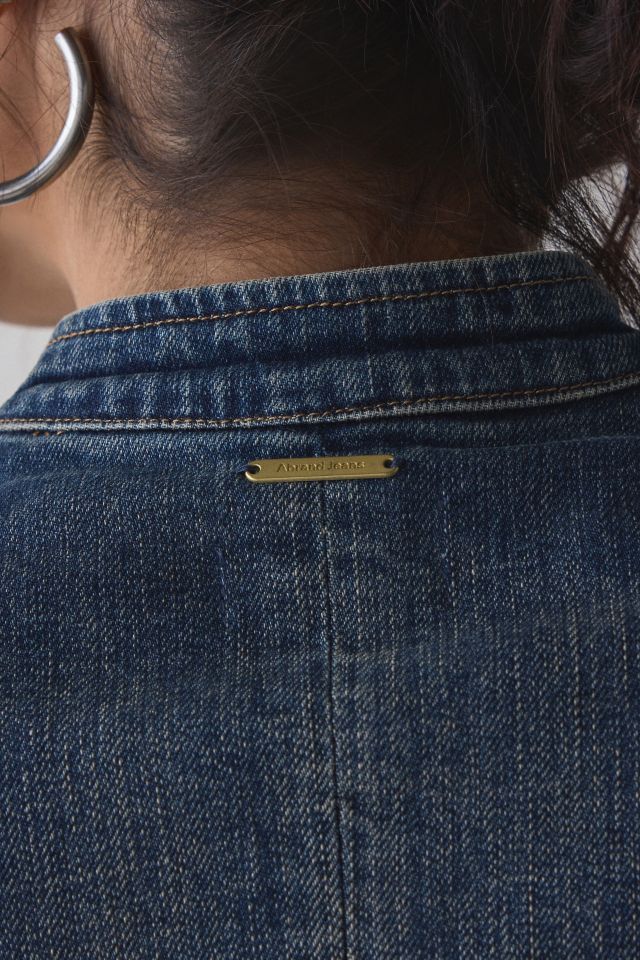 Abrand Devotion Slip Zip-Front Denim Jacket #4
