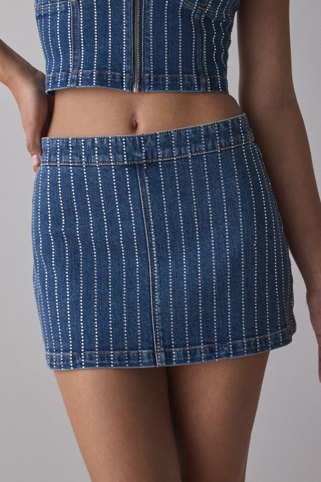 Abrand 95 Petra Diamond Denim Mini Skirt #1