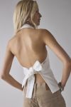 Abrand Les Deaux Denim Vest Halter Top