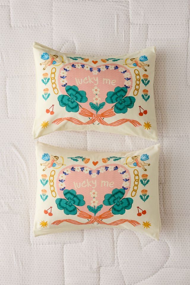 Lucky Me Patterned Sham Set #1