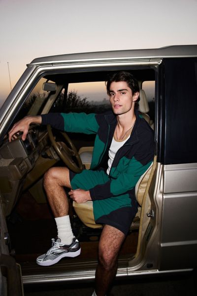 BDG Varsity Graphic Slim Fit Ringer Tee