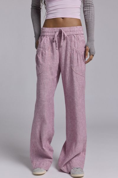 Kimchi Blue Simone Linen-Blend Flare Pant