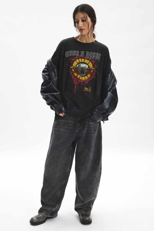 Urban Renewal Remade Flannel Sleeve Music Tee #2
