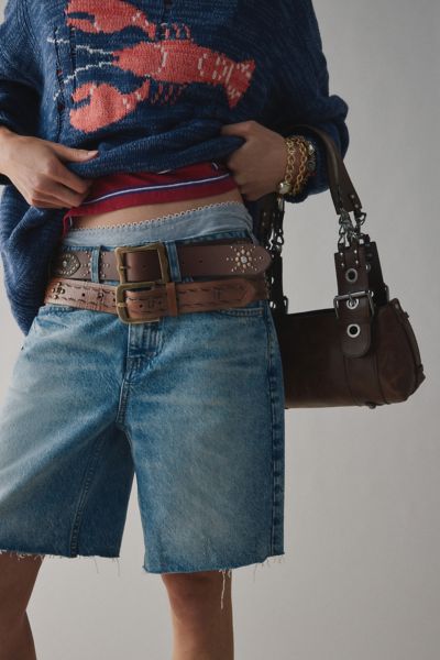 BDG TORI MID-RISE CUTOFF JORT IN TINTED DENIM, WOMEN'S AT URBAN OUTFITTERS 
