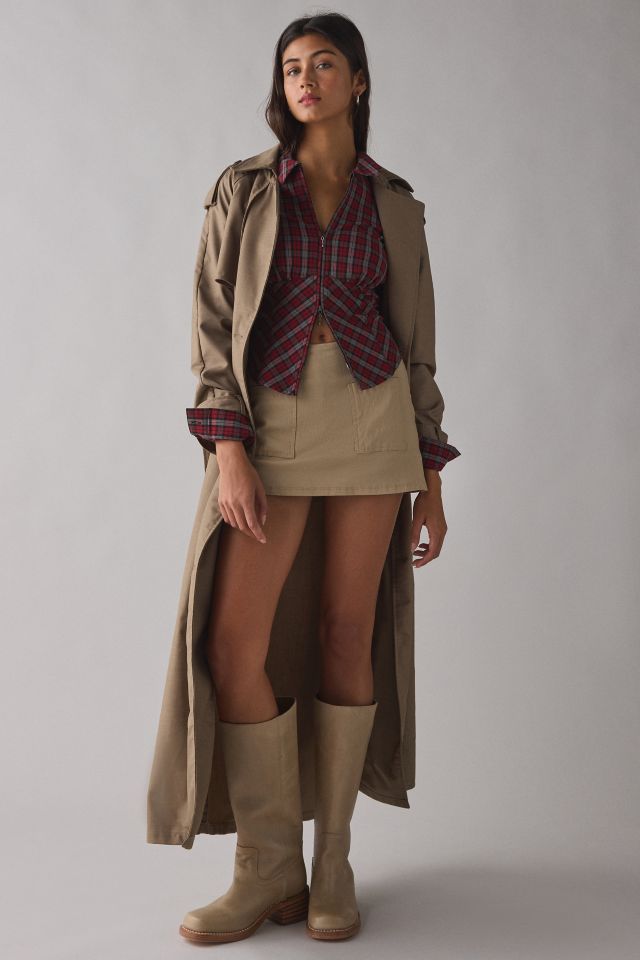 Silence + Noise Hailey Zip-Up Slim Shirt #2