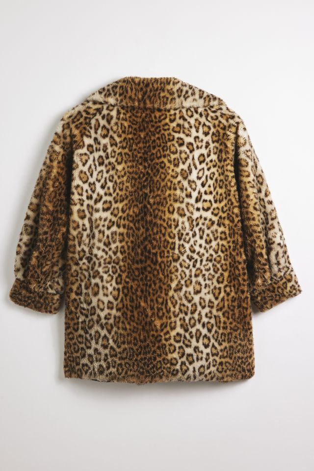 Vintage Faux Fur Leopard Jacket | Urban Outfitters