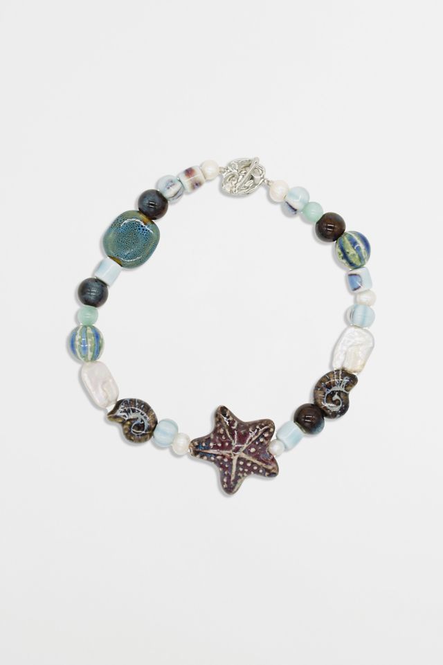 Velvet Luna Starfish Beaded Necklace #1