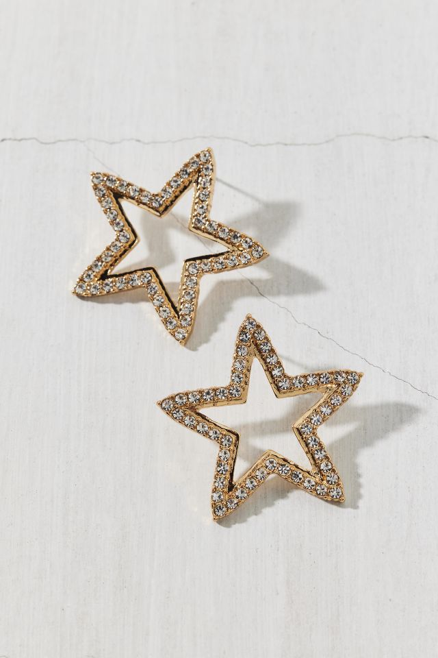 In The Stars Rhinestone Star Earring #1