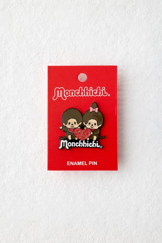 Monchhichi Heart Enamel Pin #2