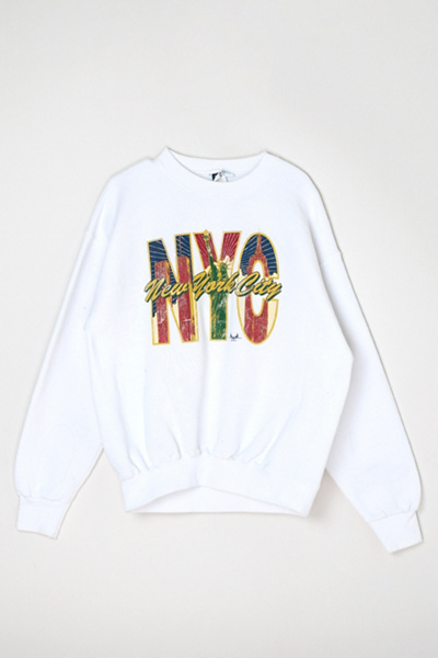 Sweatshirt Vintage Atlantic City NJ - Taille XL - Rouge Années 90 - Fabriqué Aux USA - Occasion Très Bon état