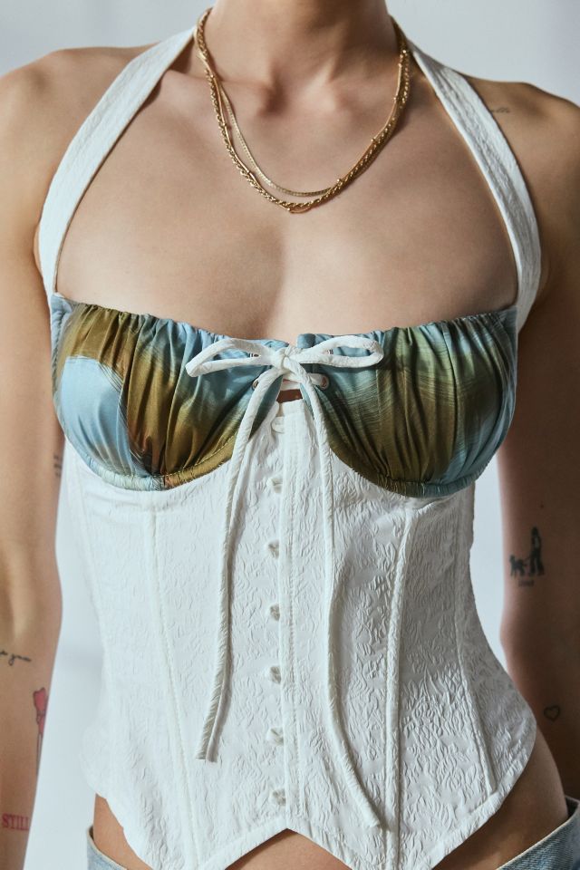 The Kript Seraph Halter Corset Top #1