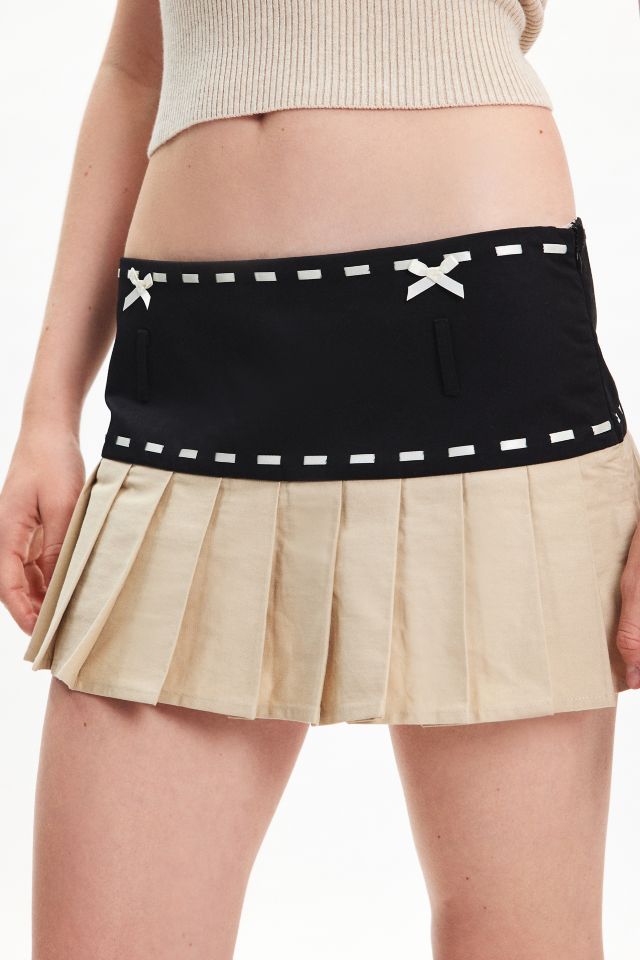 The Kript Dolly Pleated Micro Skort #1