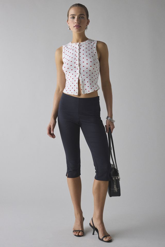 BDG Gigi Knit Button-Down Tank Top #1
