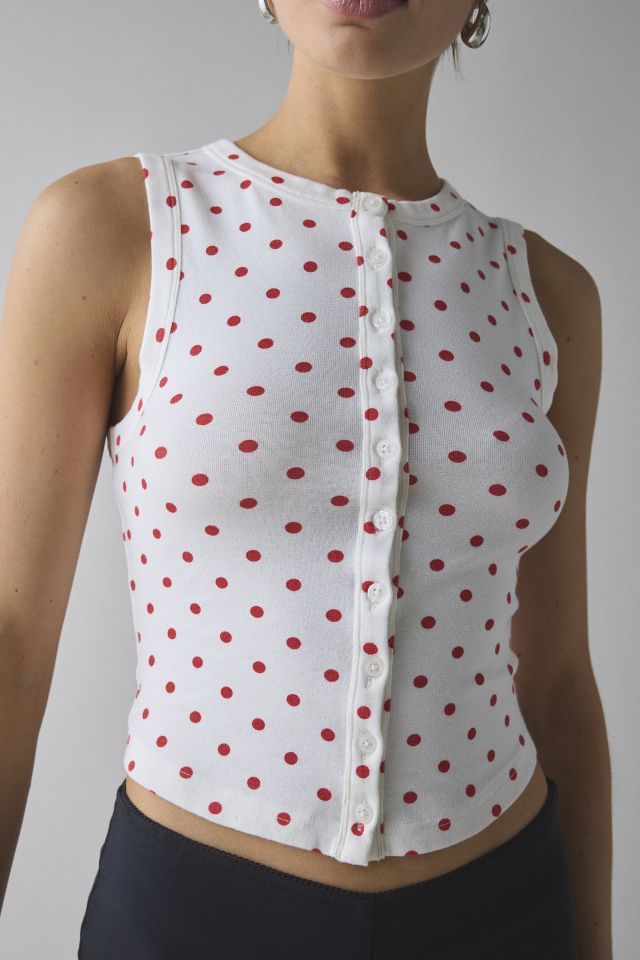 BDG Gigi Knit Button-Down Tank Top #2