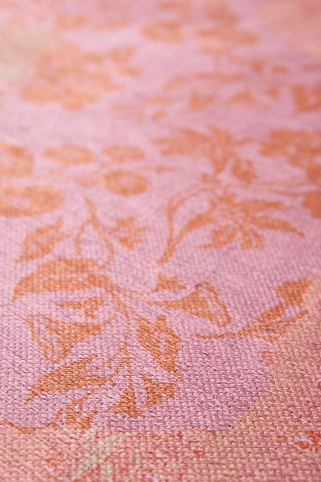 Rosalie Wallpaper Collage Washable Printed Rug #2
