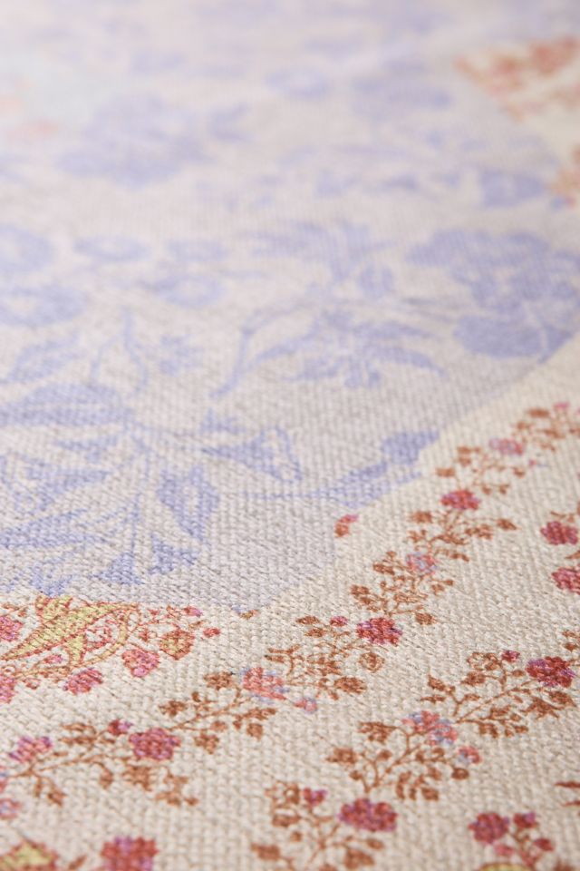 Rosalie Wallpaper Collage Washable Rug - 50-60 Chars