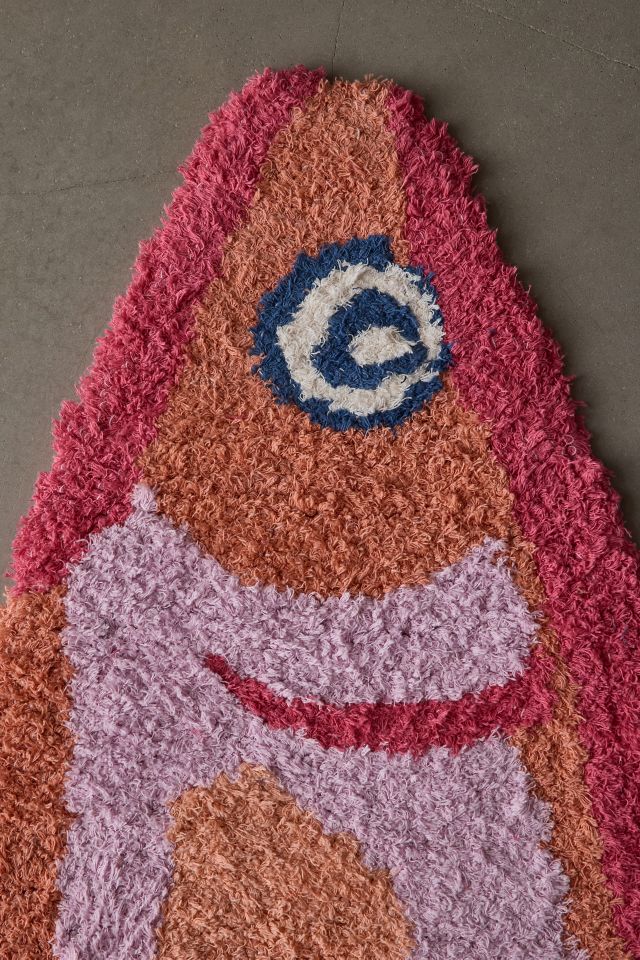 Fish Shaped Plush Tufted Runner Rug #3