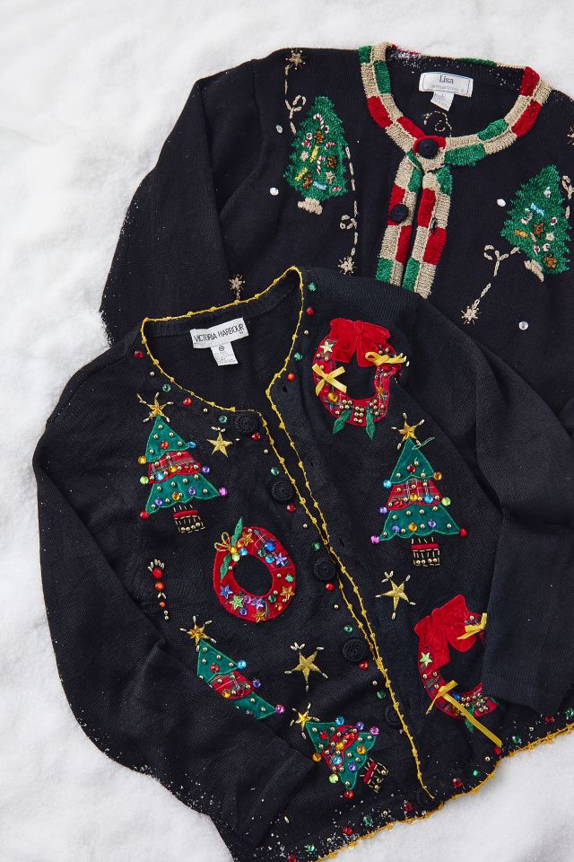 Urban Renewal Vintage Christmas Cardigan Sweater #1