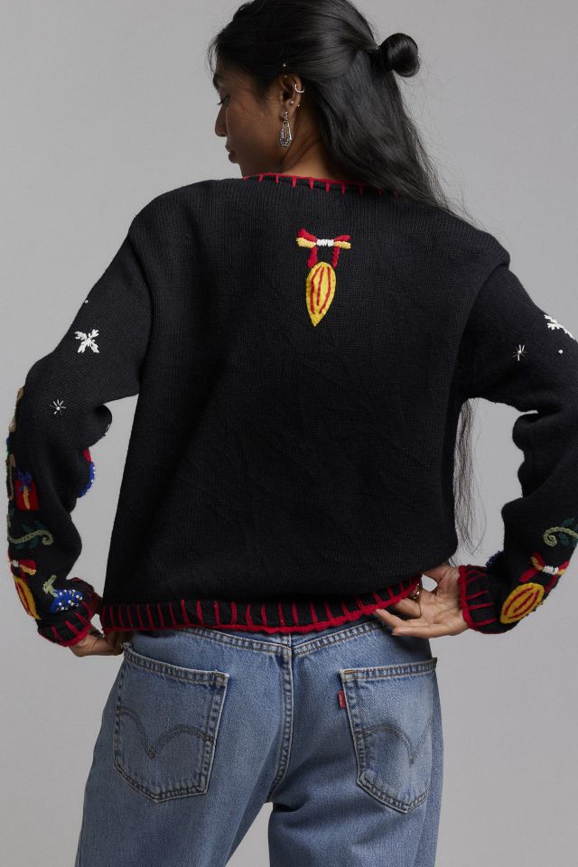 Urban Renewal Vintage Christmas Cardigan Sweater #2