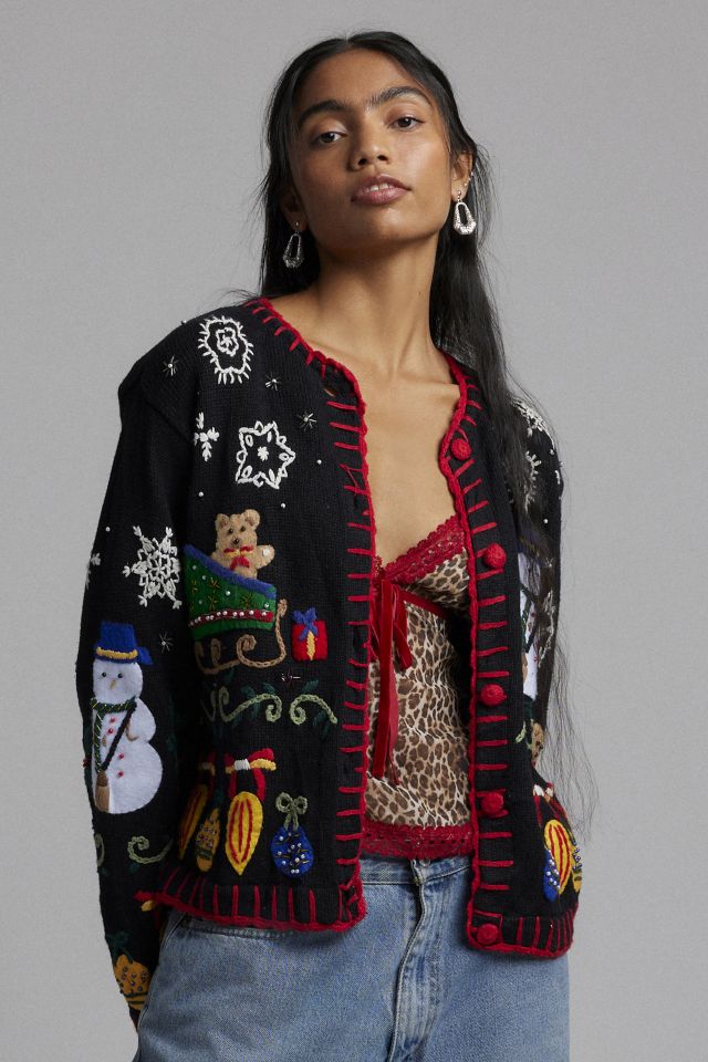 Urban Renewal Vintage Christmas Cardigan Sweater #3