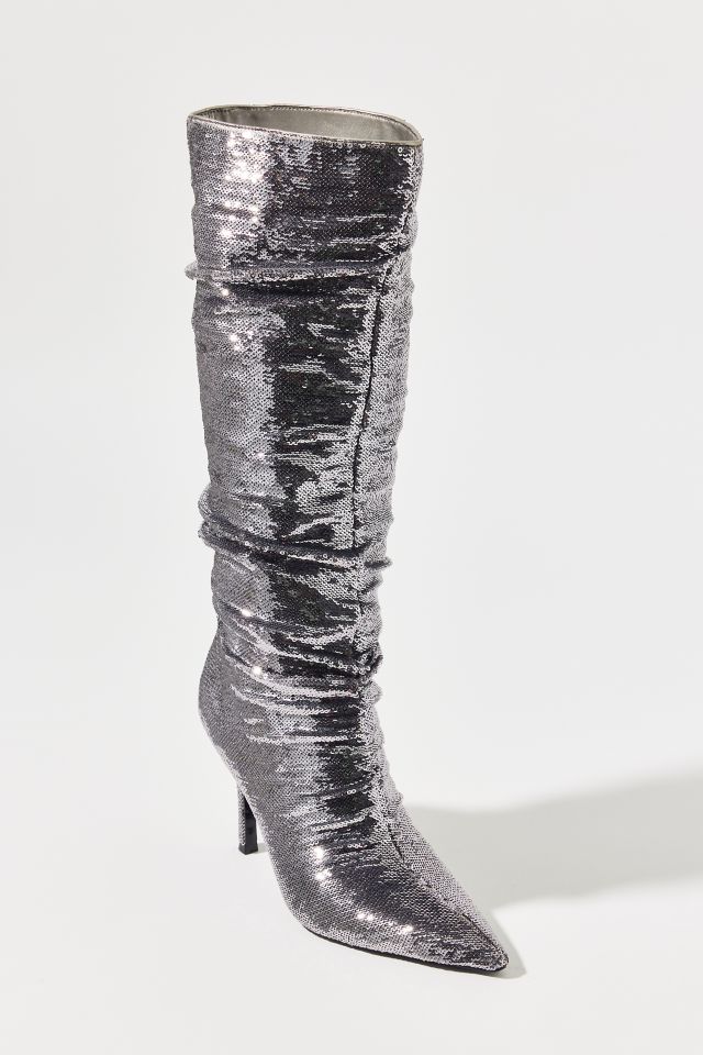 D'Amelio Footwear Cristean Sequin Tall Boot #3