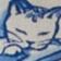Delft Cat Patterned Sheet Set