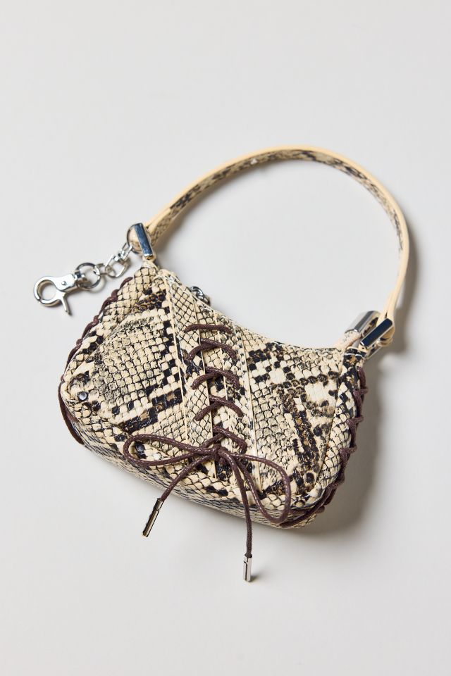 Silence + Noise Kez Printed Laced Mini Bag Charm #1
