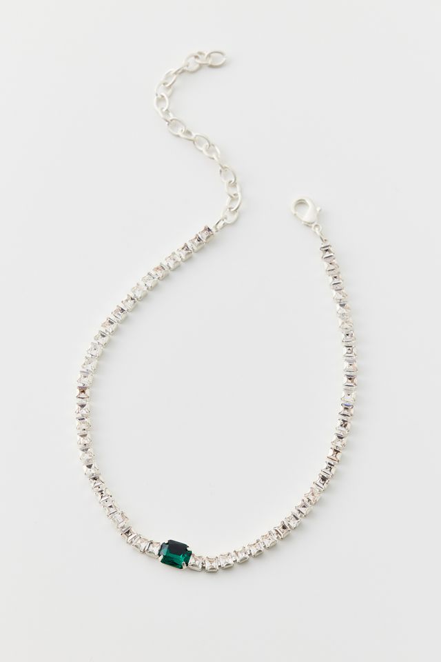 Gemma Rhinestone Tennis Necklace #1