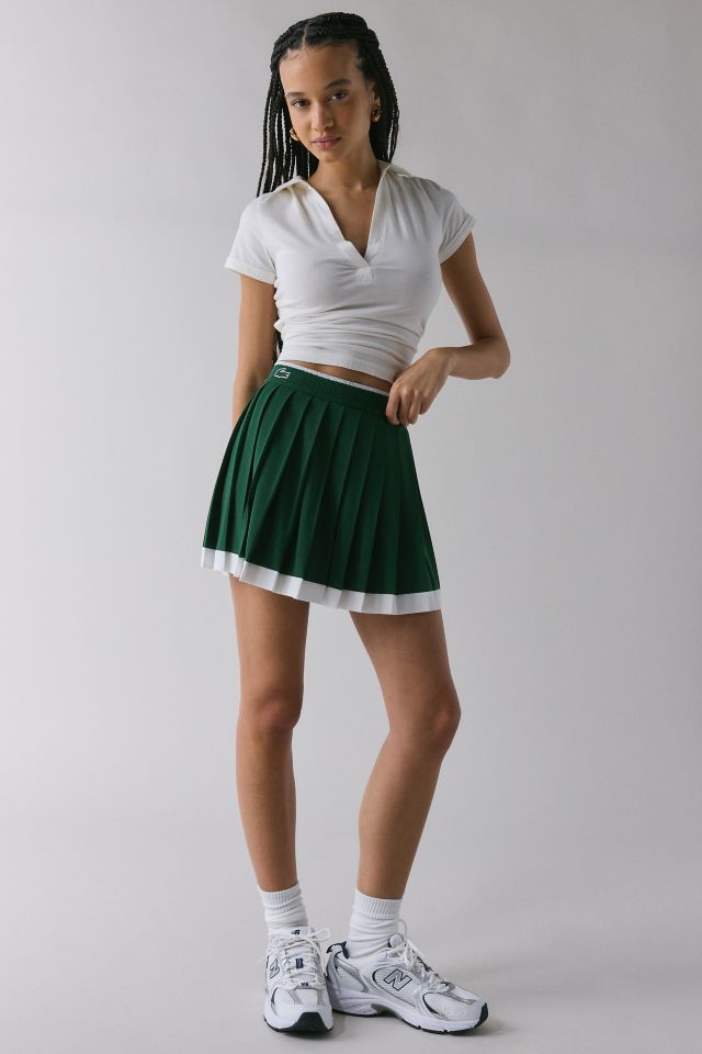 Lacoste Contrast Stripe Accent Sports Bra