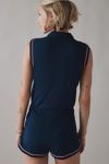 Lacoste Wrap-Front Sleeveless Polo Romper