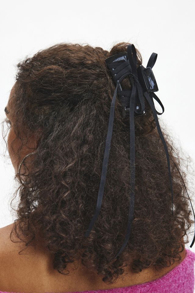 Pince à Cheveux Nœud Ruban Lacets #1