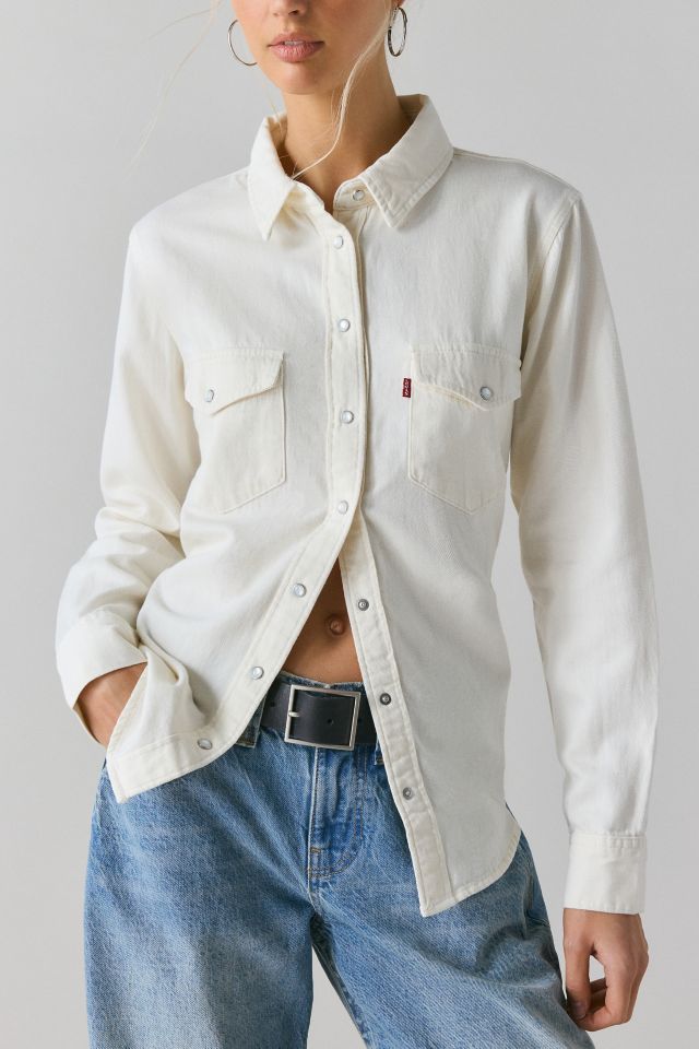 Levi's® Iconic Western Yoke Denim Snap-Front Shirt #1