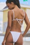 Out From Under Chloe Printed Tunneled Ruched Bikini Bottom