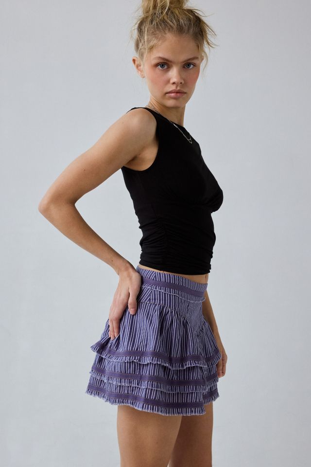 Kimchi Blue Jo Cotton Ruffle Mini Skirt #2