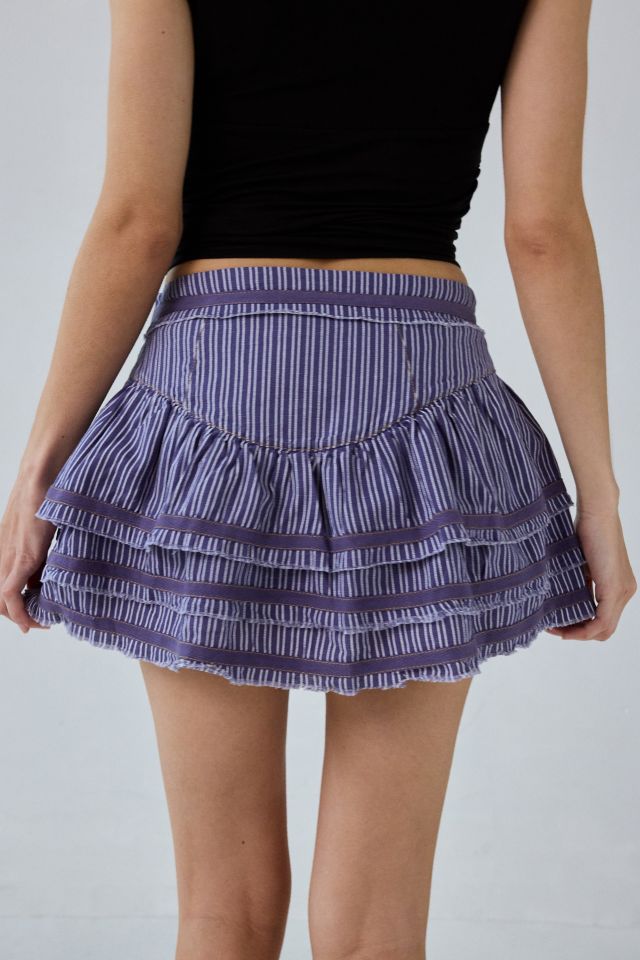 Kimchi Blue Jo Cotton Ruffle Mini Skirt #3