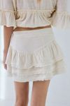 Kimchi Blue Jo Cotton Ruffle Mini Skirt
