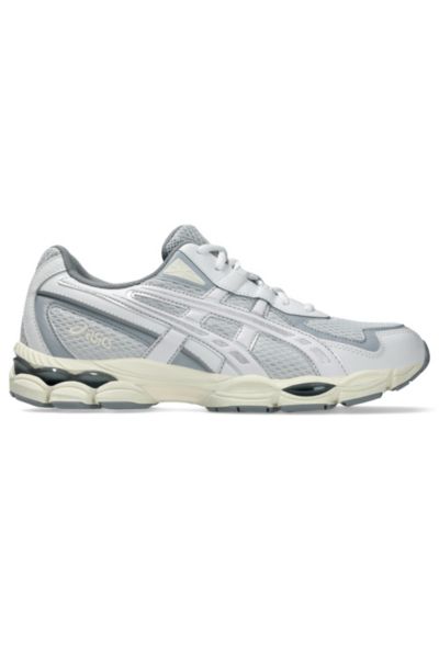 Asics Gel-nyc 2055 Sportstyle Sneakers In Glacier Grey/white, Men's At Urban Outfitters In Glacier Grey/white