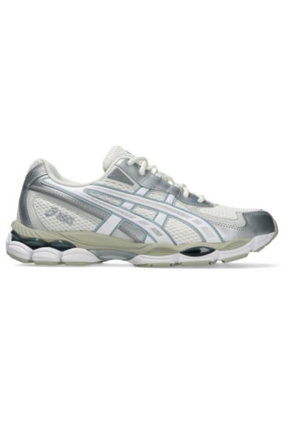 Asics Gel-nyc 2055 Sportstyle Sneakers In Cream/dolphin Grey, Men's At Urban Outfitters In Gray