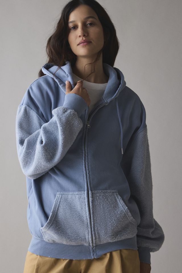 BDG Twisted Dusty Oversized Zip-Up Hoodie Sweatshirt #2