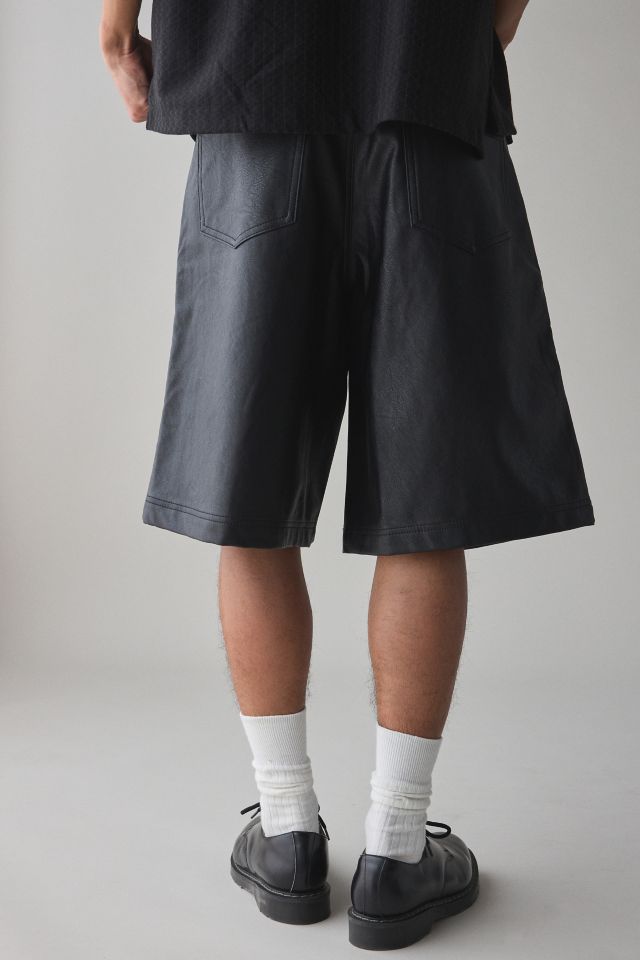 BDG Astro Baggy Fit Long Leather Jort #2