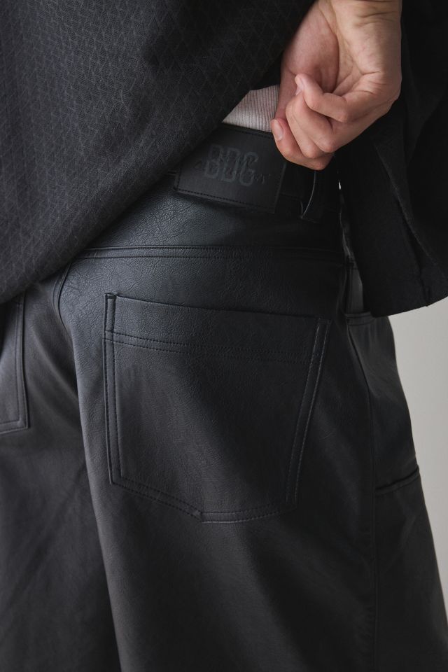 BDG Astro Baggy Fit Long Leather Jort #4